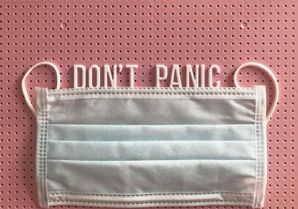 Don't Panic - Face Mask